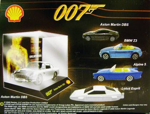 Aston Martin DBS 2006 Quantum of Solace 007 Bond Tic Toc 1/64 Diecast Mint Loose 