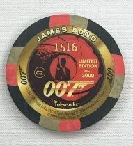 James Bond (The World Is Not Enough) - Jeton de Casino Inkworks Trading Cards (1999) C2 (1516/3000ex.)