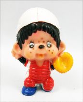 Japanese pvc figure Monchichi baseball receiver