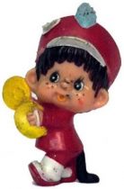 Japanese pvc figure Monchichi cymbals