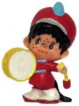 Japanese pvc figure Monchichi drumer