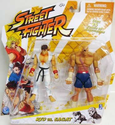 Street Fighter - Jazwares - Ryu vs. Sagat