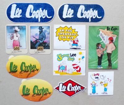 Jeans - Lee Cooper - Lot de 11 Autocollants Vintage