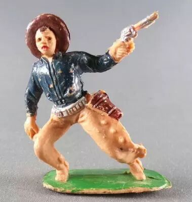 Jecsan - Wild-West - Cow-Boys 2nd Series - Footec Firing Pistol Leaning to the Right