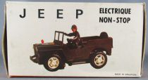 Jeep Electrique Pile Non Stop Plastique 1/32 14,5cm Neuve Boite 2
