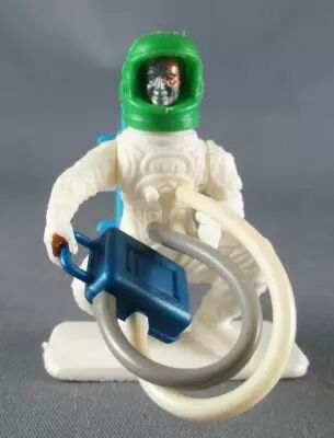Jem - Figurine Plastique 65mm - Espace - Astronaute Spaceman Blanc � Genoux Conqu�te Spatiale 1