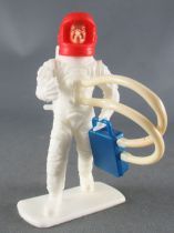 Jem - Figurine Plastique 65mm - Espace - Astronaute Spaceman Blanc Marchant Conquête Spatiale