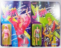 Jem & The Holograms - Super7 ReAction Figures - Jem & Pizzazz