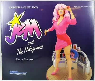 Jem et Les Hologrammes - Diamond Select Premier Collection - Statue r�sine Jem 28cm