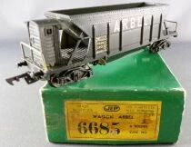 Jep 6685 Ho Sncf Wagon Tr&eacute;mie Houiller &agrave; Gu&eacute;rite Arbel Gris Proche Neuf Boite