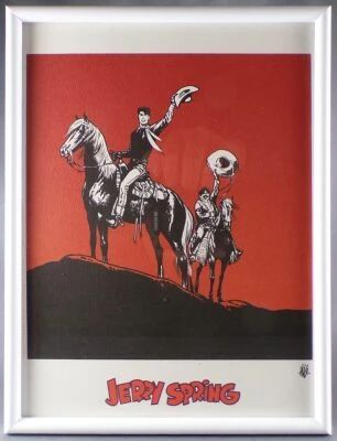 Jerry Spring - Bookplate Tir� � Part Jij� Framed - Plan�te Bd