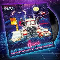 Jessy Mach : Anime Legends Reborn - Disque vinyl 33t - Le Meilleur de l\'Anime en version Electro Synthwave