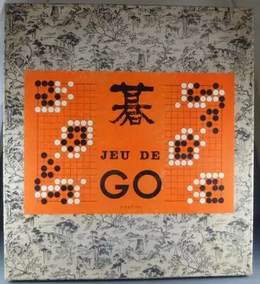 Jeu de Go - Jeu de Plateau - A M & Cie Ann�es 50 Plateau Bois Neuf Boite