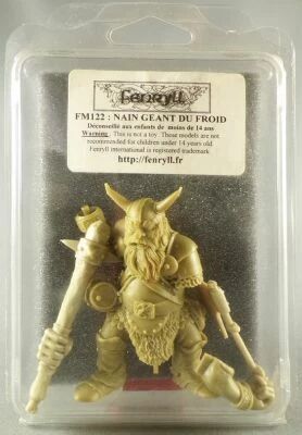 Jeu de R�les Warhammer - Fenryll - FM122 Nain G�ant du Froid - Figurine R�sine Neuve Boite