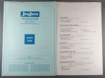 Jeujura 1988 Catalog A4 24 Color Pages + Professional Prices List