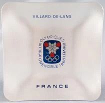 Jeux Olympique Hiver Grenoble 1968 - Coupelle M&eacute;tal Bross&eacute; Riondet Villard-de-Lans