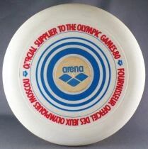 Jeux Olympiques Moscou 1980 - Arena Fournisseur Officiel - Frisbee Plastique Blanc