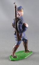 J.F. Le Jouet Fondu - Figurine Plomb Creux 54 mm - Chasseur Alpin Arme à la Bretelle