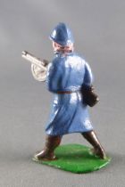 J.F. Le Jouet Fondu - Figurine Plomb Creux 54 mm - Fantassin Bleu Horizon Fusil Mitrailleur 1