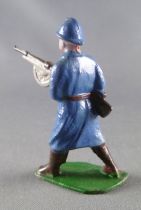 J.F. Le Jouet Fondu - Figurine Plomb Creux 54 mm - Fantassin Bleu Horizon Fusil Mitrailleur 2