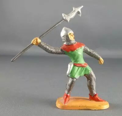 Jim - Moyen Age - Pi�ton 1�re s�rie Brandissant Lance