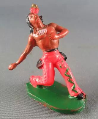 Jim - Wild-West - Indians- Footed Wounded Nude Torso (red pant)