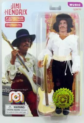 Jimi Hendrix - Mego - \ Miami Pop\  8\  action figure