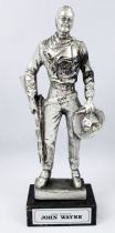 John Wayne - 7\" die-cast métal statue - Daviland France 1978