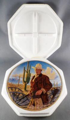 John Wayne - Assiette Porcelaine Edition Limit�e Franklin Mint - Champion of the West