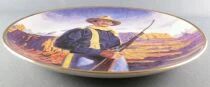 John Wayne - Assiette Porcelaine Edition Limit&eacute;e Franklin Mint - Hero of the West en Boite