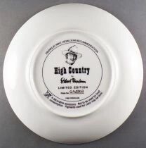 John Wayne - Assiette Porcelaine Edition Limit&eacute;e Franklin Mint - High Country en Boite