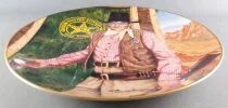 John Wayne - Assiette Porcelaine Edition Limit&eacute;e Franklin Mint - Long Arm of the Law en Boite