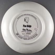 John Wayne - Assiette Porcelaine Edition Limit&eacute;e Franklin Mint - Pine Ridge en Boite