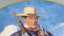 John Wayne - Assiette Porcelaine Edition Limit&eacute;e Franklin Mint - Spirit of the West en Boite