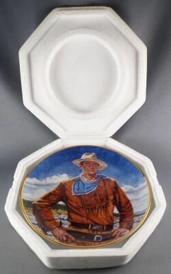 John Wayne - Assiette Porcelaine Edition Limit�e Franklin Mint - The Duke en Boite