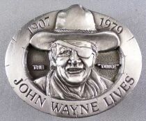 John Wayne - Boucle de Ceinture - Buckles of America BA 172 - John Wayne Lives 1907-1979