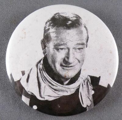 John Wayne - Collectible Badge 2\  5,5 cm - Portrait Us Calvalry