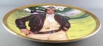 John Wayne - Collectible Plate Franklin Mint Heirloom 24K Gold - America\'s Fighter Pilot Boxed
