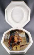 John Wayne - Collectible Plate Franklin Mint Heirloom 24K Gold - American Legend Boxed