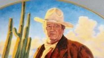 John Wayne - Collectible Plate Franklin Mint Heirloom 24K Gold - Champion of the West