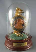 John Wayne - Franklin Mint - Pocket Watch Glass Dome Chain Stand Unused