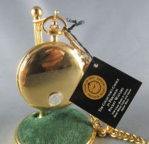 John Wayne - Franklin Mint - Pocket Watch Glass Dome Chain Stand Unused