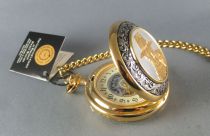 John Wayne - Franklin Mint - Pocket Watch Glass Dome Chain Stand Unused