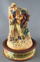 John Wayne - Franklin Mint Glass Dome Sculpture - Both Hands on Rifle