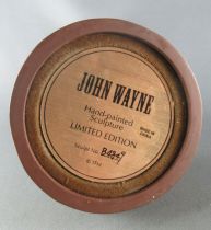 John Wayne - Franklin Mint Glass Dome Sculpture - Branding Iron & Lasso