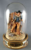 John Wayne - Franklin Mint Glass Dome Sculpture - The Alamo