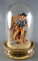 John Wayne - Statuette Résine Globe Verre Franklin Mint - Alamo