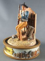 John Wayne - Statuette Résine Globe Verre Franklin Mint - Alamo