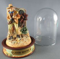 John Wayne - Statuette Résine Globe Verre Franklin Mint - Carabine en Mains