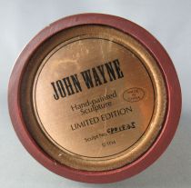 John Wayne - Statuette Résine Globe Verre Franklin Mint - Carabine en Mains